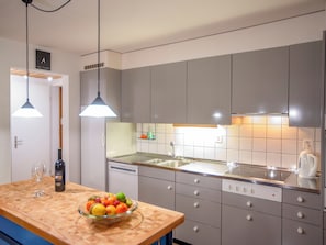 Kühlschrank, Ofen, Geschirrspüler, Kochgeschirr/Geschirr/Besteck
