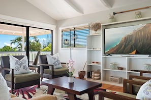 Smart TV, stereo - 4BR Poipu Home | Private Pool & Hot Tub in Kiahuna Golf Village (Poipu)