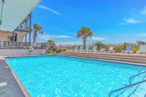 Indoor pool, outdoor pool - Newly Updated Coastal 3BR• Oceanfront• North Myrtle Beach• Near Barefoot Landing (North Myrtle Beach)