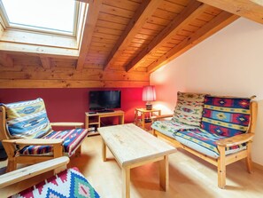 Fernseher, Kamin