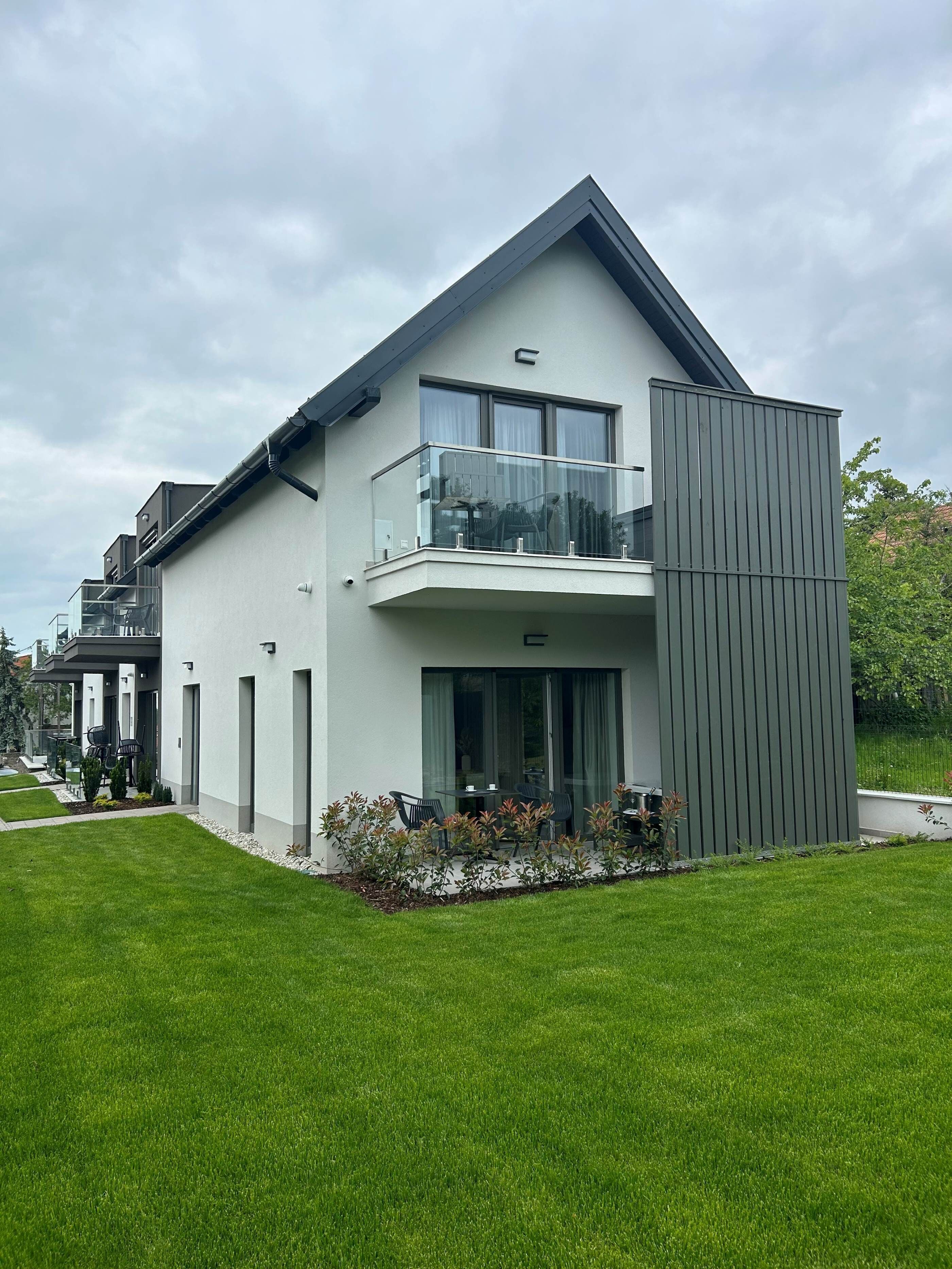 Premium-Studiosuite, Balkon, Gartenblick | Außenbereich