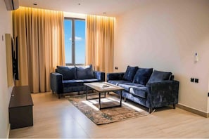 Apartment, 2 Schlafzimmer | Wohnbereich