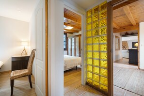 Iron/ironing board, WiFi, bed sheets - Cozy Rustic Chalet with Pools, Wi-Fi, and Air Conditioning (Peiraio)
