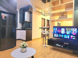 Apartamento de lujo, 1 cama de matrimonio, vistas a la ciudad | Interior