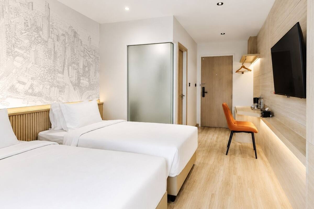 Deluxe kamer, 1 twee- of 2 eenpersoonsbedden | Gratis wifi