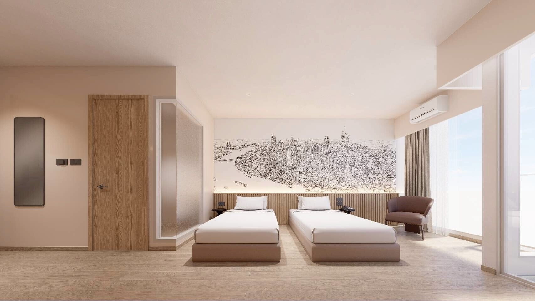 Chambre Deluxe Double ou avec lits jumeaux