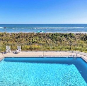 Pool - A Wave From It All/4 bed 3 bath Pool Oceanfront (north Topsail Beach)