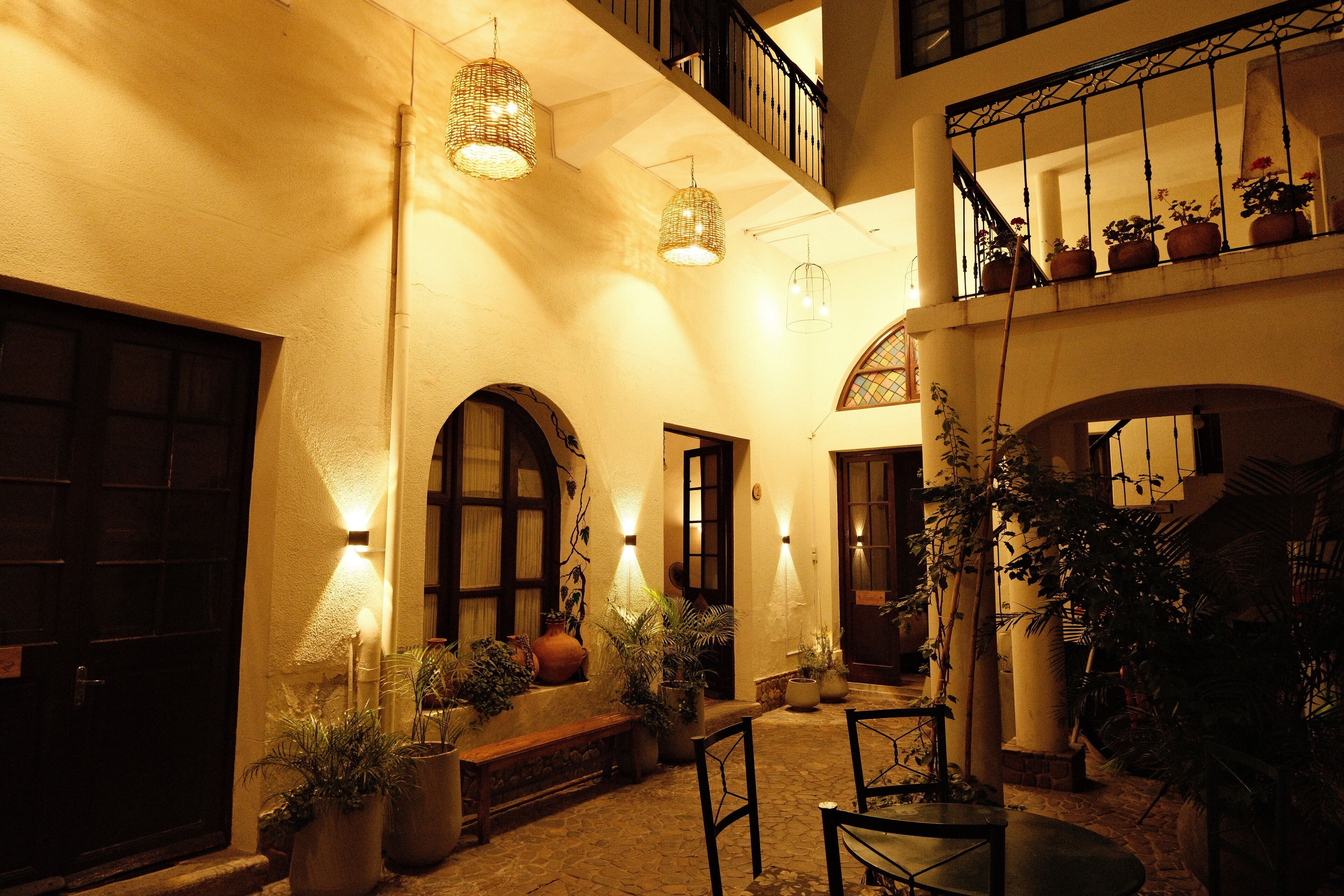 Family Double or Twin Room, Garden View | Outdoor dining