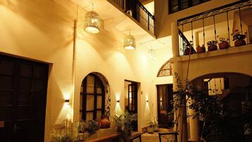 Family Double or Twin Room, Garden View | Outdoor dining