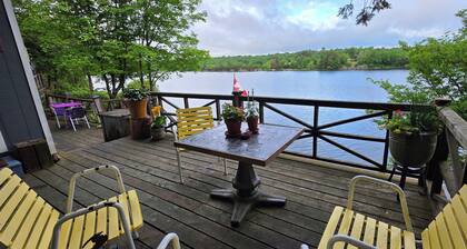 Vintage, boho, waterfront Cottage with dock access!