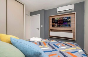 Apartemen, balkon, pemandangan kota | Wi-Fi gratis