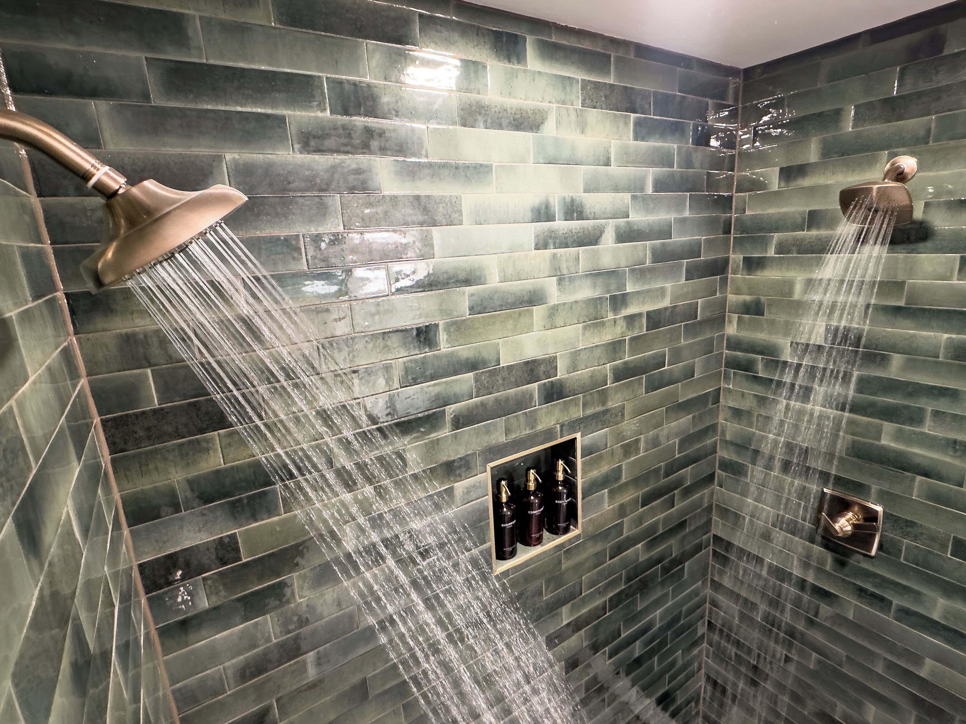 Hair dryer, soap, shampoo