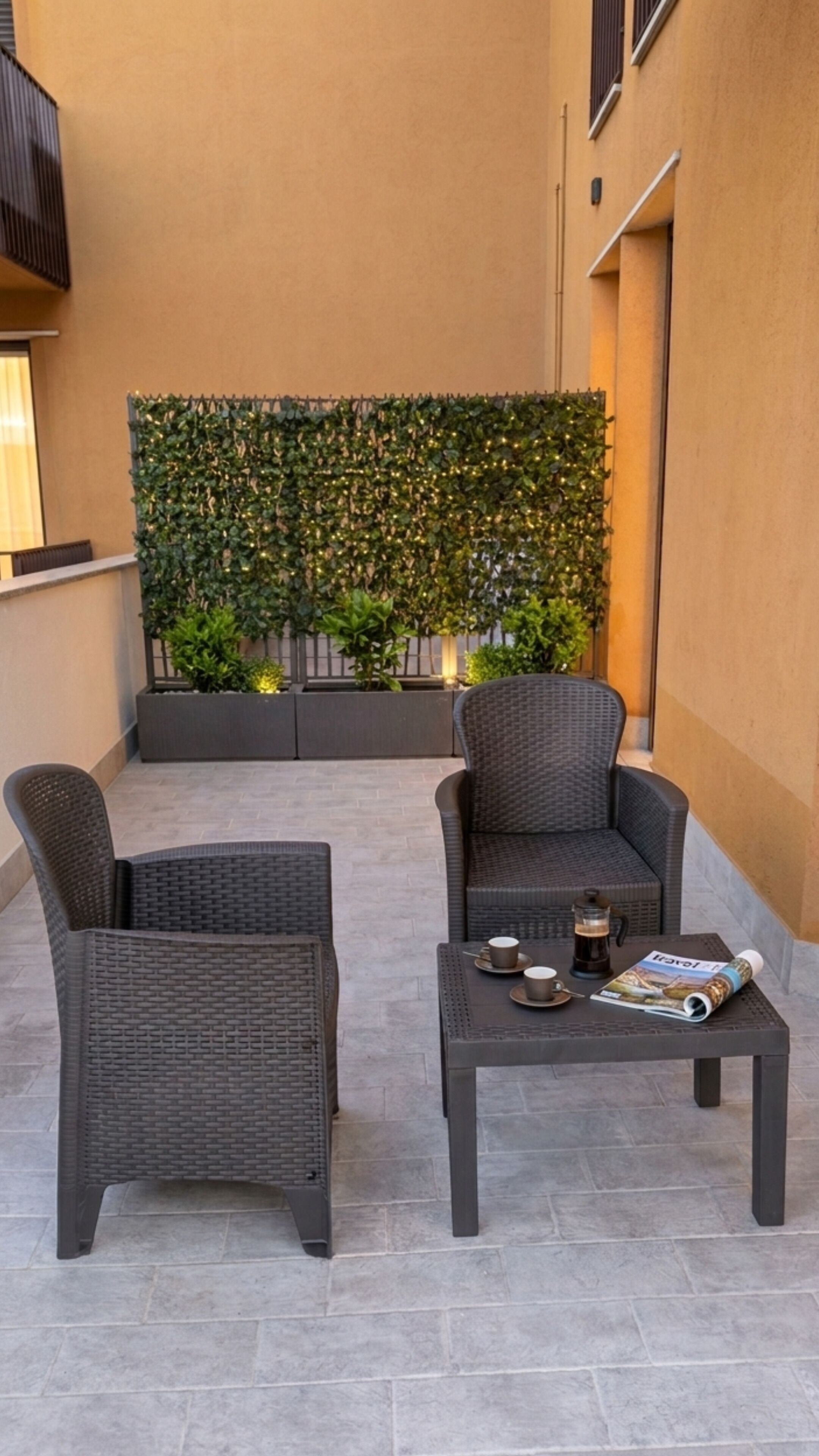Deluxe-Doppel- oder -Zweibettzimmer | Terrasse/Patio