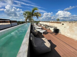 Pool - Black House - Stylish 3BR in Aldea Zama with Rooftop (Tulum)
