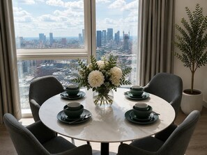 Dining - Luxury Penthouse Apartment | Stunning City Views (Manchester)
