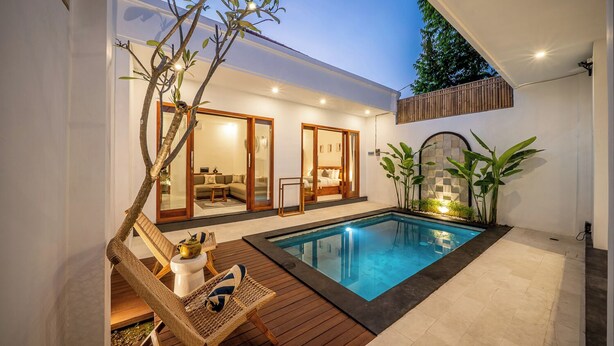 Villa, 1 habitación, cocina básica, vistas a la piscina | Piscina