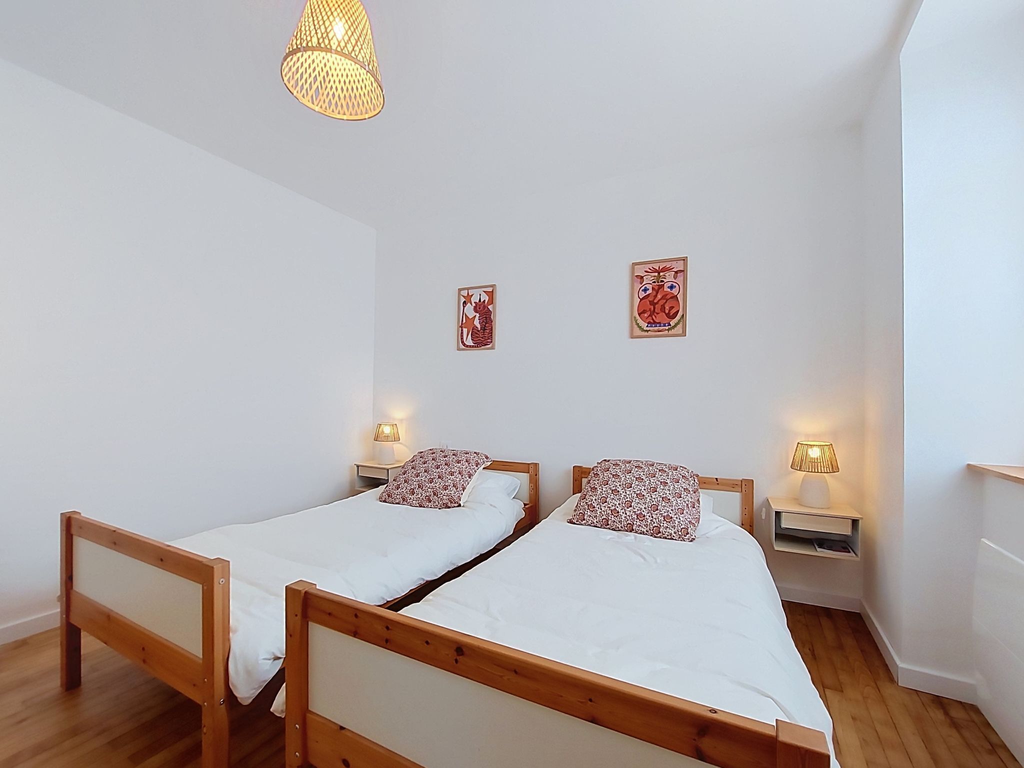 3 habitaciones, escritorio y internet 