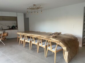 Dining - La Capte, New air-conditioned home with a Jacuzzi, within walking distance of the ocean (Hyères)
