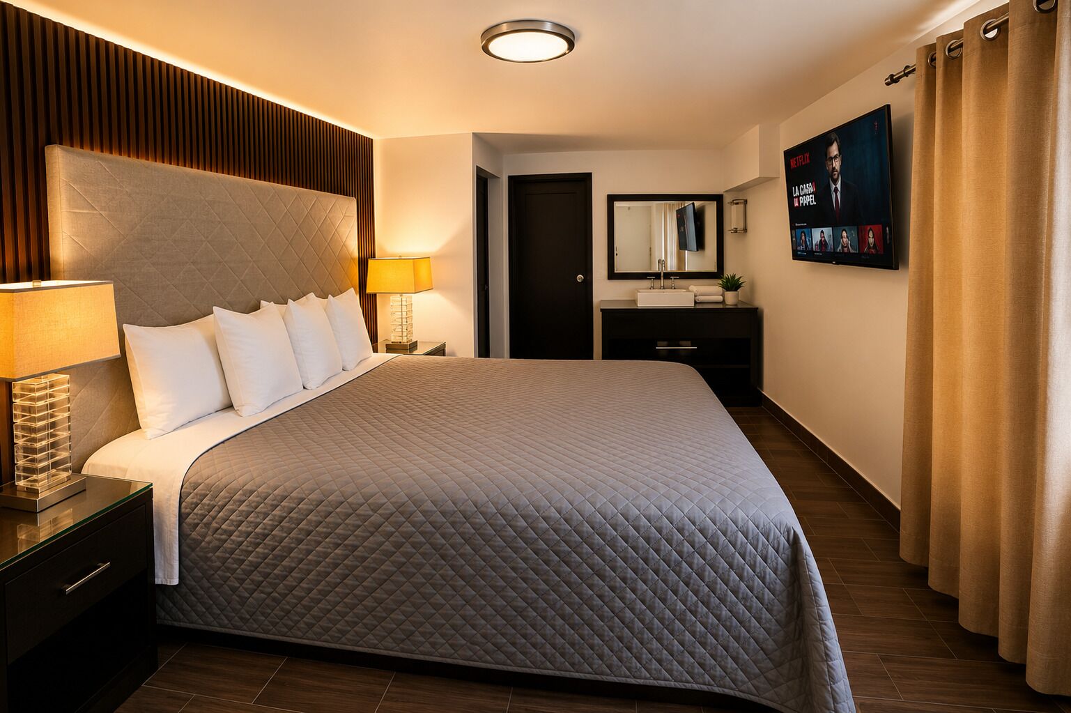 Room | Desk, laptop workspace, iron/ironing board, free WiFi