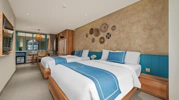 Egyptian cotton sheets, premium bedding, down duvets, memory-foam beds
