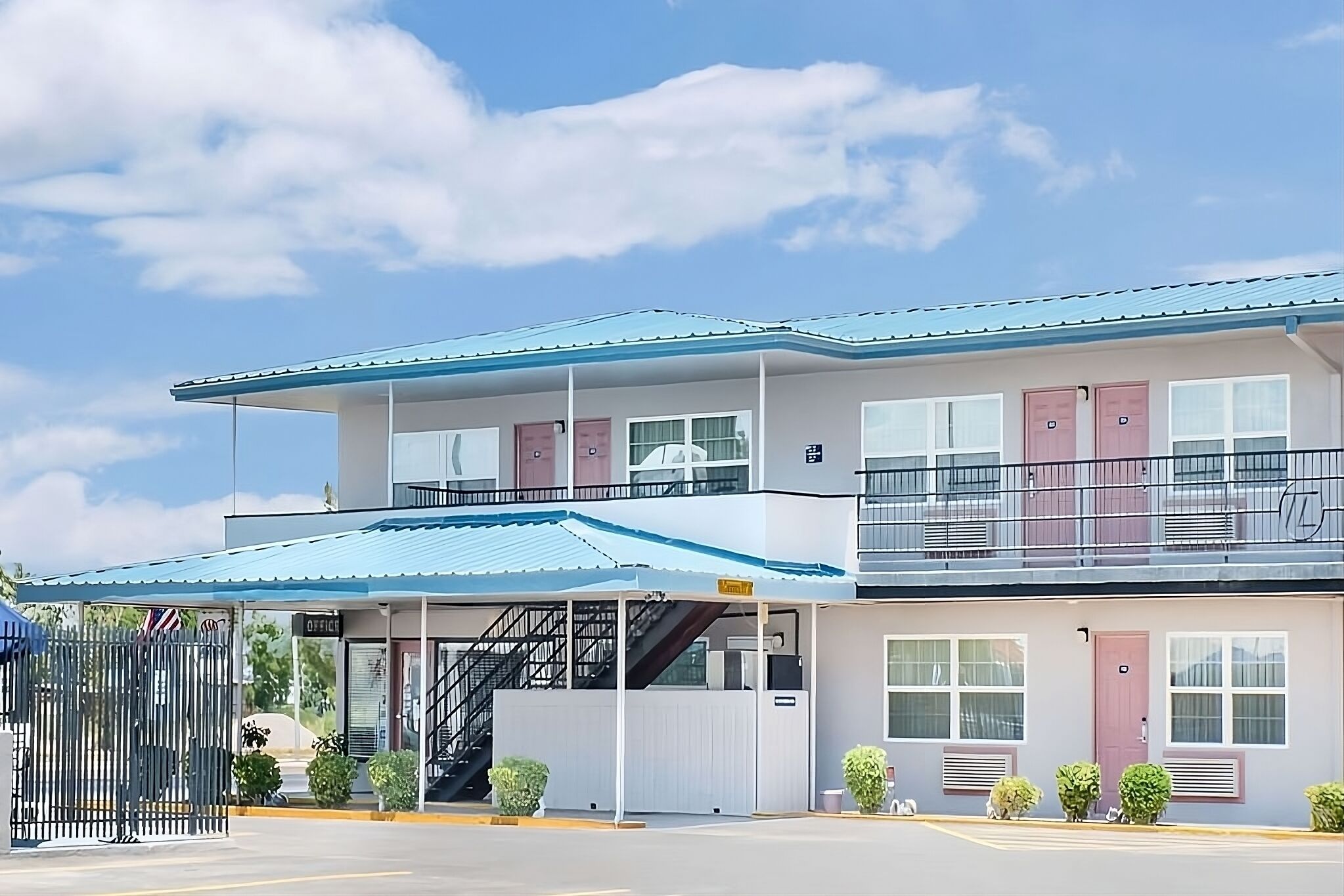 Soak up the sunshine beside the pool and lounge chairs.