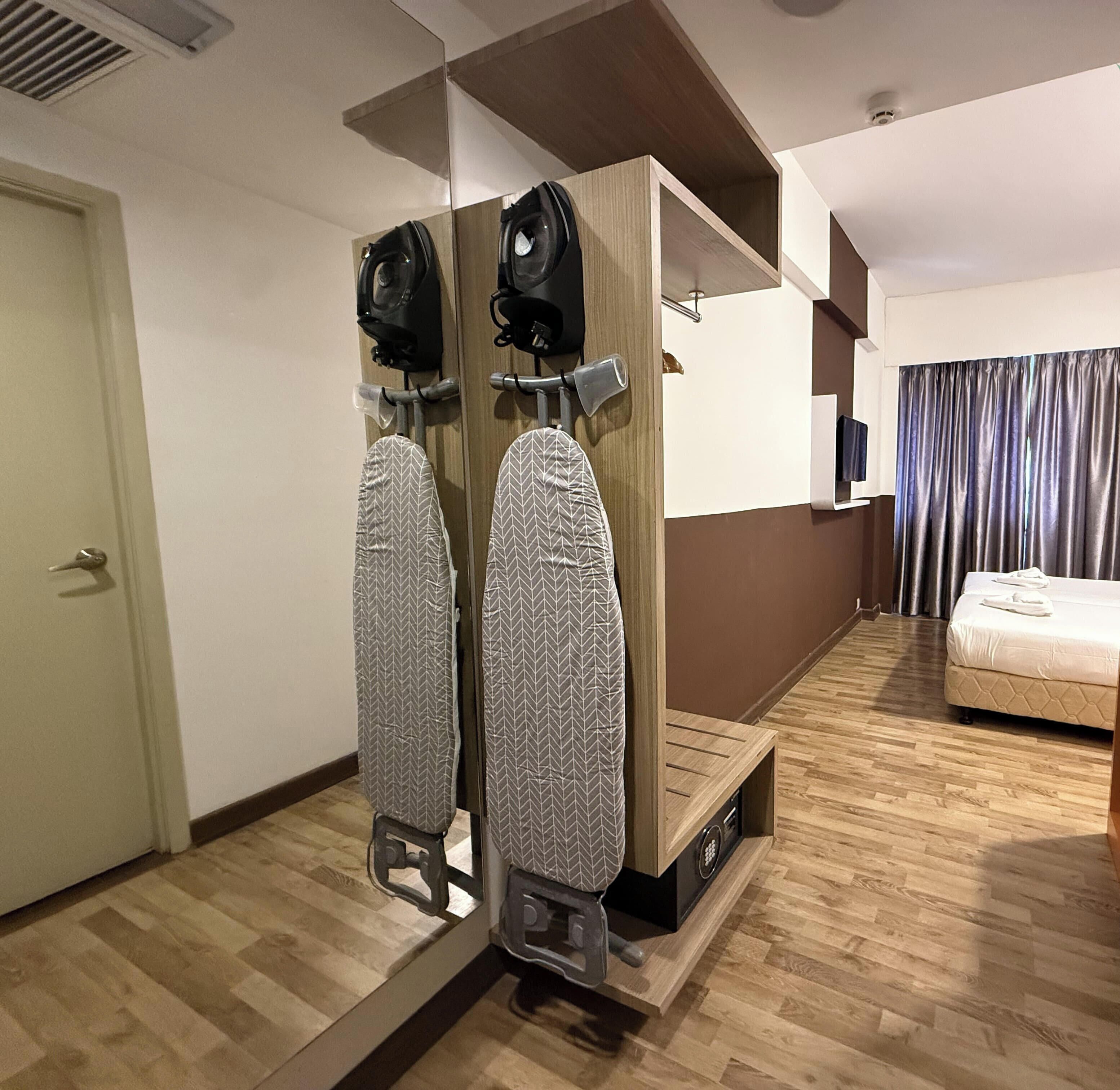 In-room safe, iron/ironing board, WiFi (free)