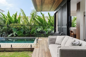 Terrace/patio - Pacific Oasis l Private Pool, 450mtrs to Beach (Coolum Beach)