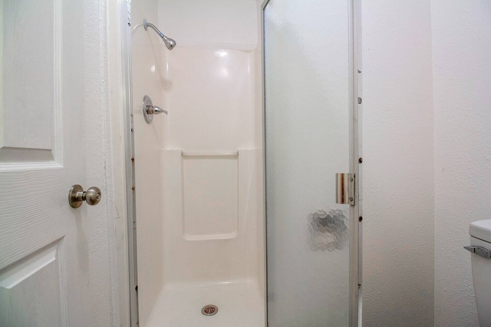 Shower, hair dryer