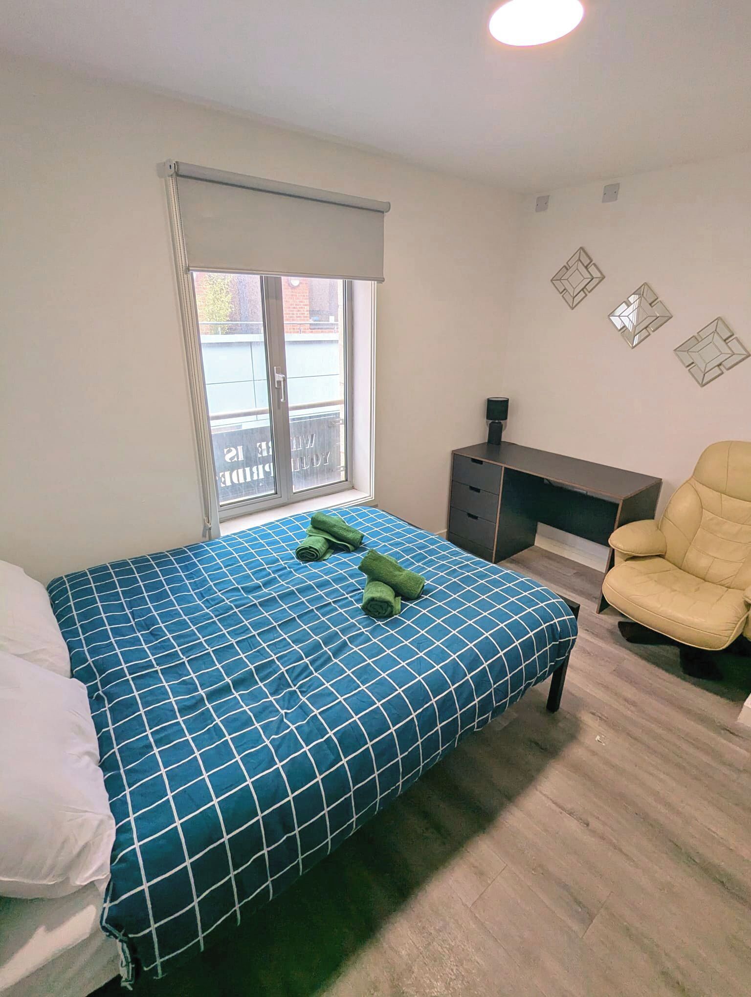 Desk, iron/ironing board, free WiFi, bed sheets