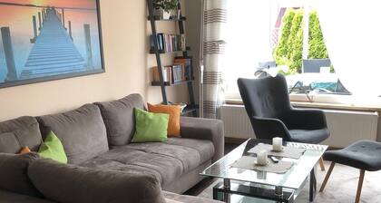 Wikinger Vacation Home: Large covered terrace, just 300 meters from the green beach