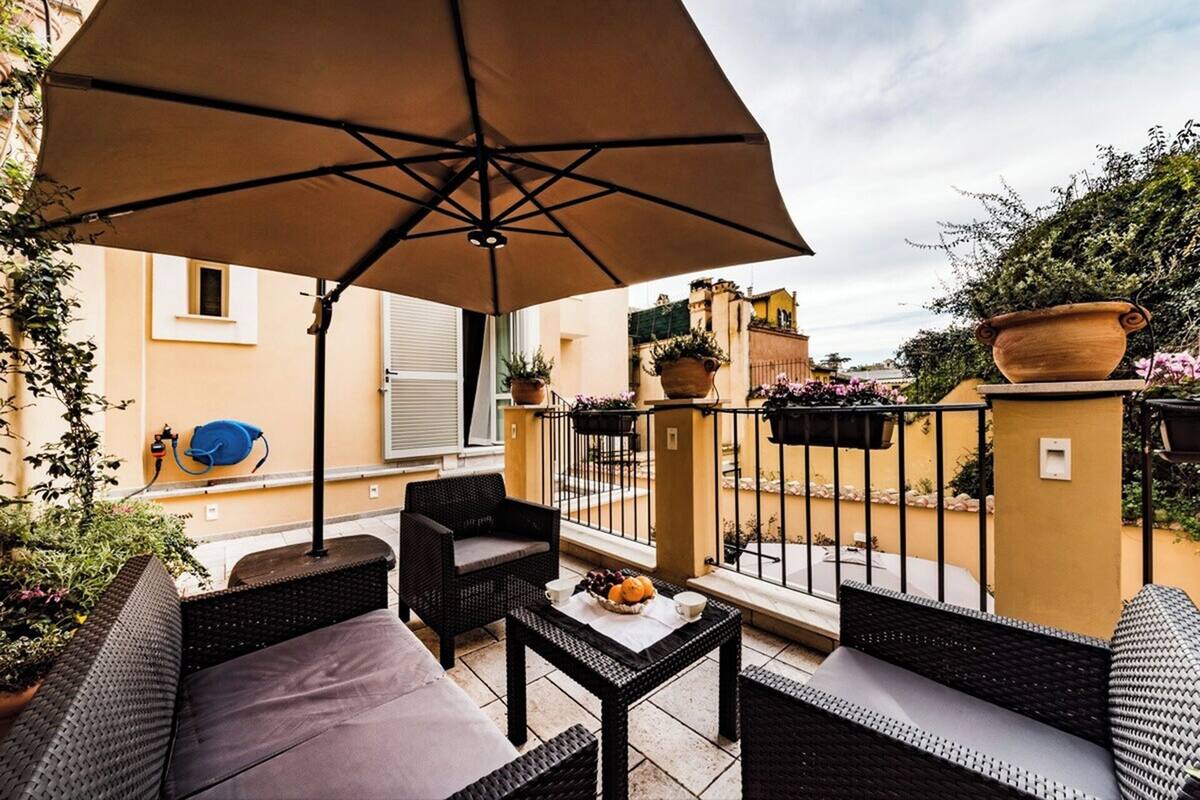 Luksusleilighet, 4 soverom | Terrasse/patio
