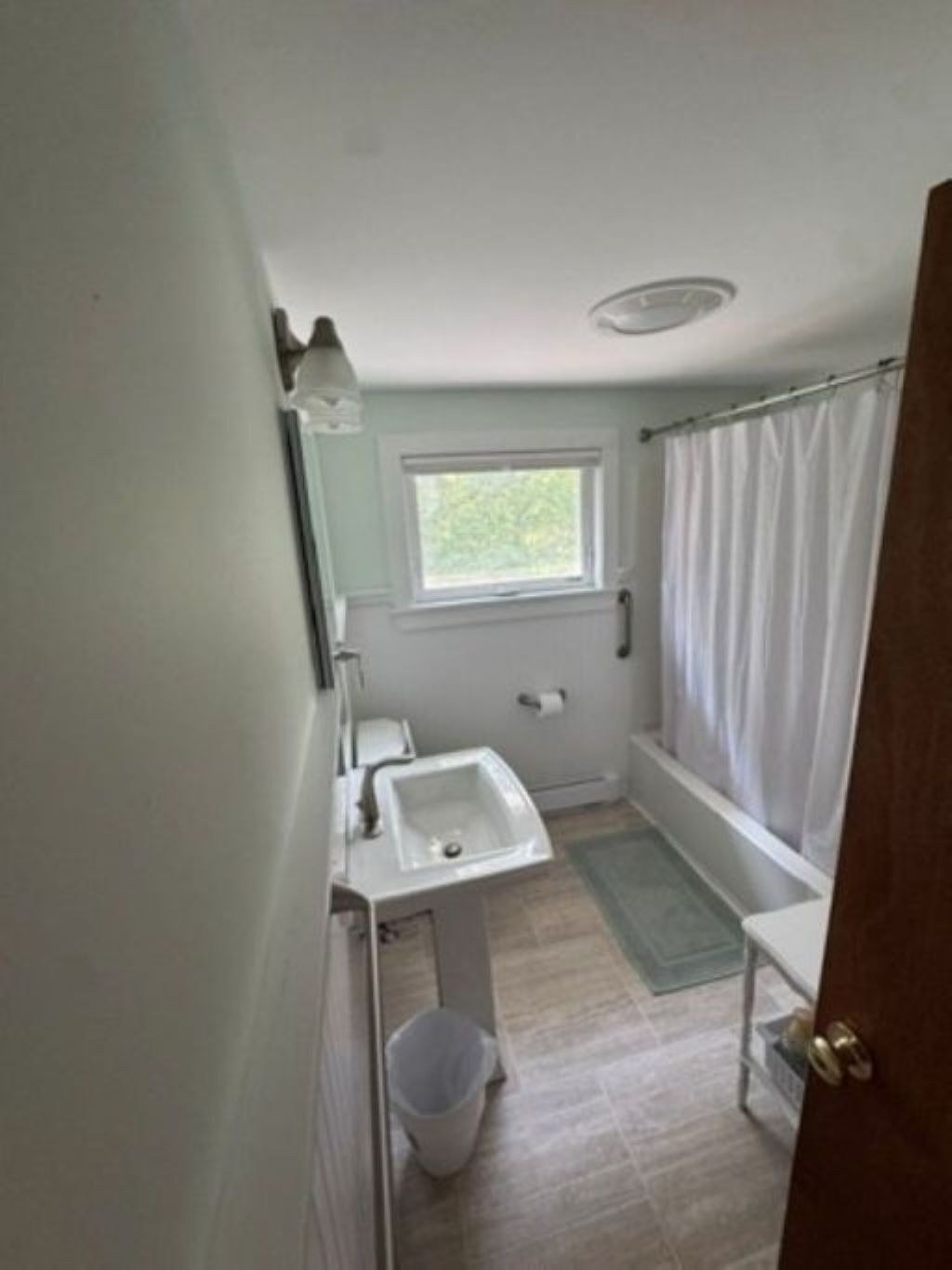 Hair dryer, soap, toilet paper