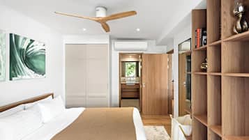 Apartamento Deluxe, balcón, vistas a la playa | Tabla de planchar con plancha y wifi gratis