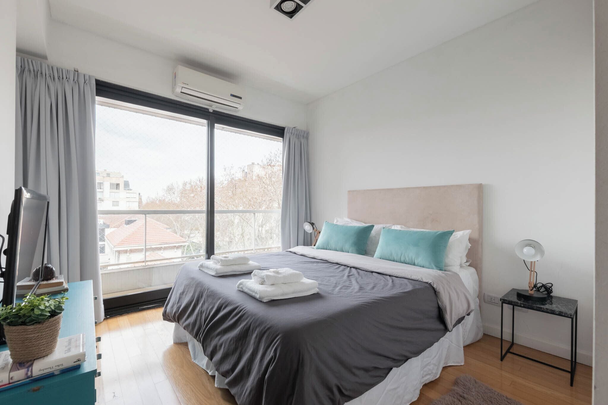 Apartment, Stadtblick