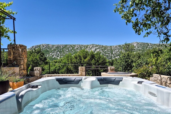 Piscine, Zone Résidentielle, Thermes, Recours, Composite, Loisir, Biens, Gazon Artificiel, Hacienda, Villa