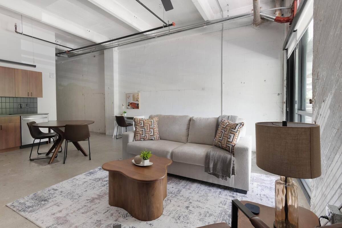 Standard Apartment (1 Bedroom) | Living area | 50-inch TV with digital channels