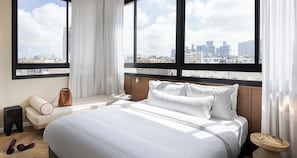 Double Room | ผ้าปูที่นอนฝ้ายอียิปต์, เครื่องนอนระดับพรีเมียม, Wi-Fi ฟรี