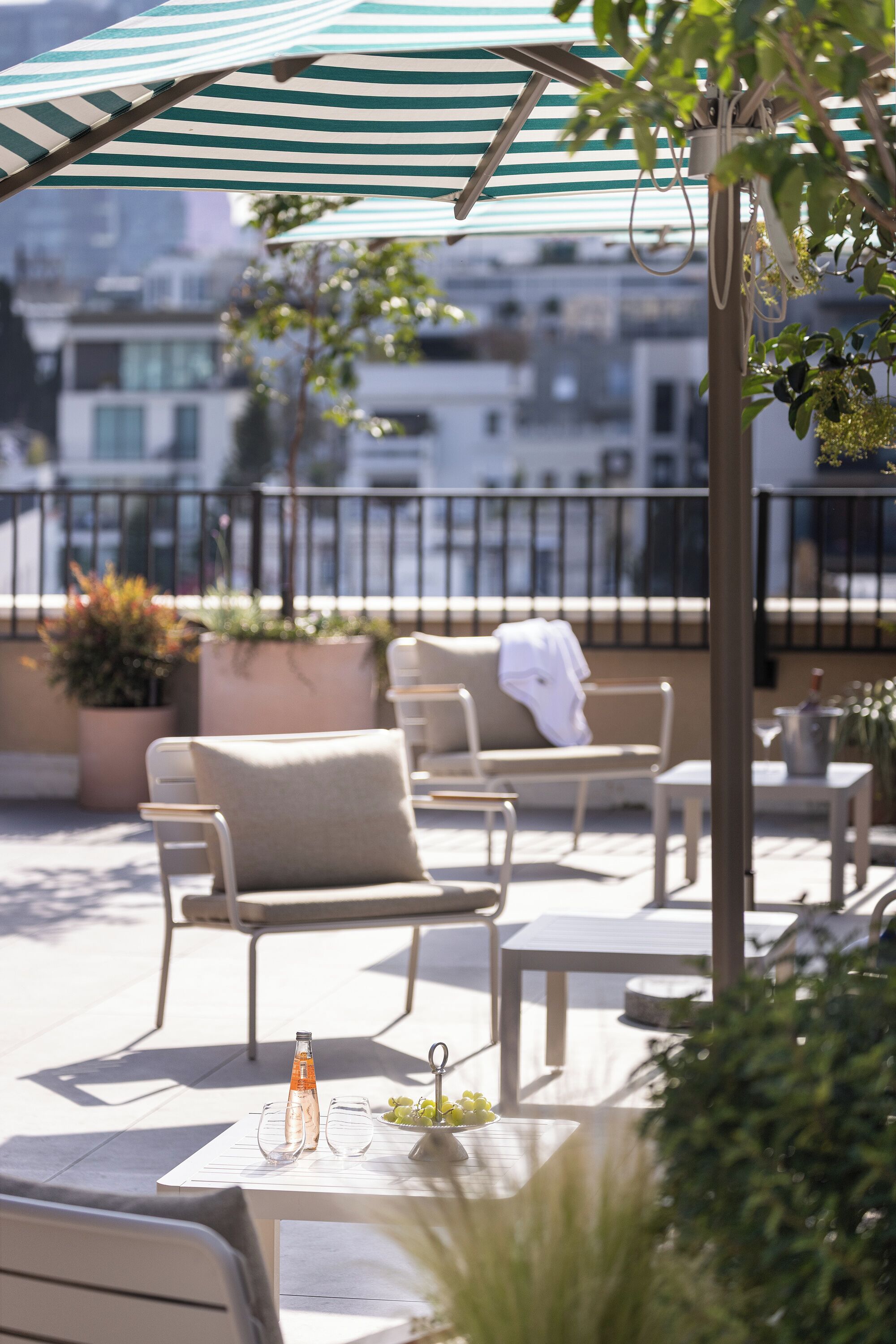 Terrasse sur le toit