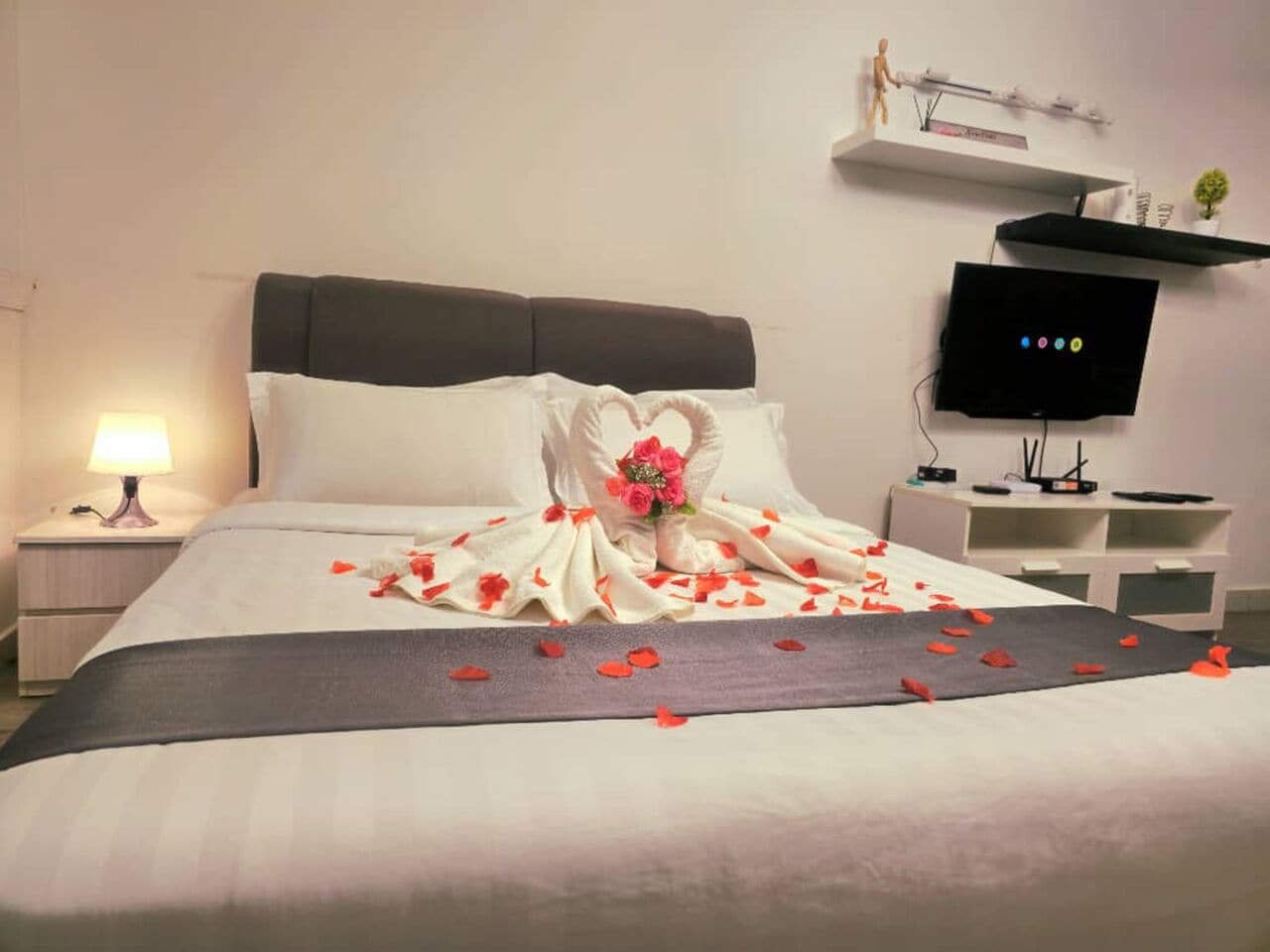 Apartemen Standar, 1 Tempat Tidur Queen, Bebas Asap Rokok | Setrika/meja setrika, Wi-Fi gratis, dan seprai linen