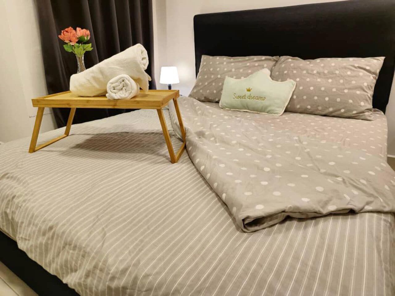 Apartemen Standar, 1 Tempat Tidur Queen, Bebas Asap Rokok | Setrika/meja setrika, Wi-Fi gratis, dan seprai linen