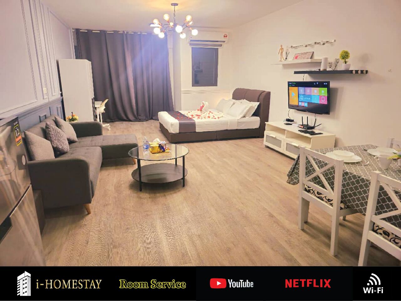 Apartamento estándar, 1 cama de matrimonio, no fumadores | Tabla de planchar con plancha, wifi gratis, ropa de cama