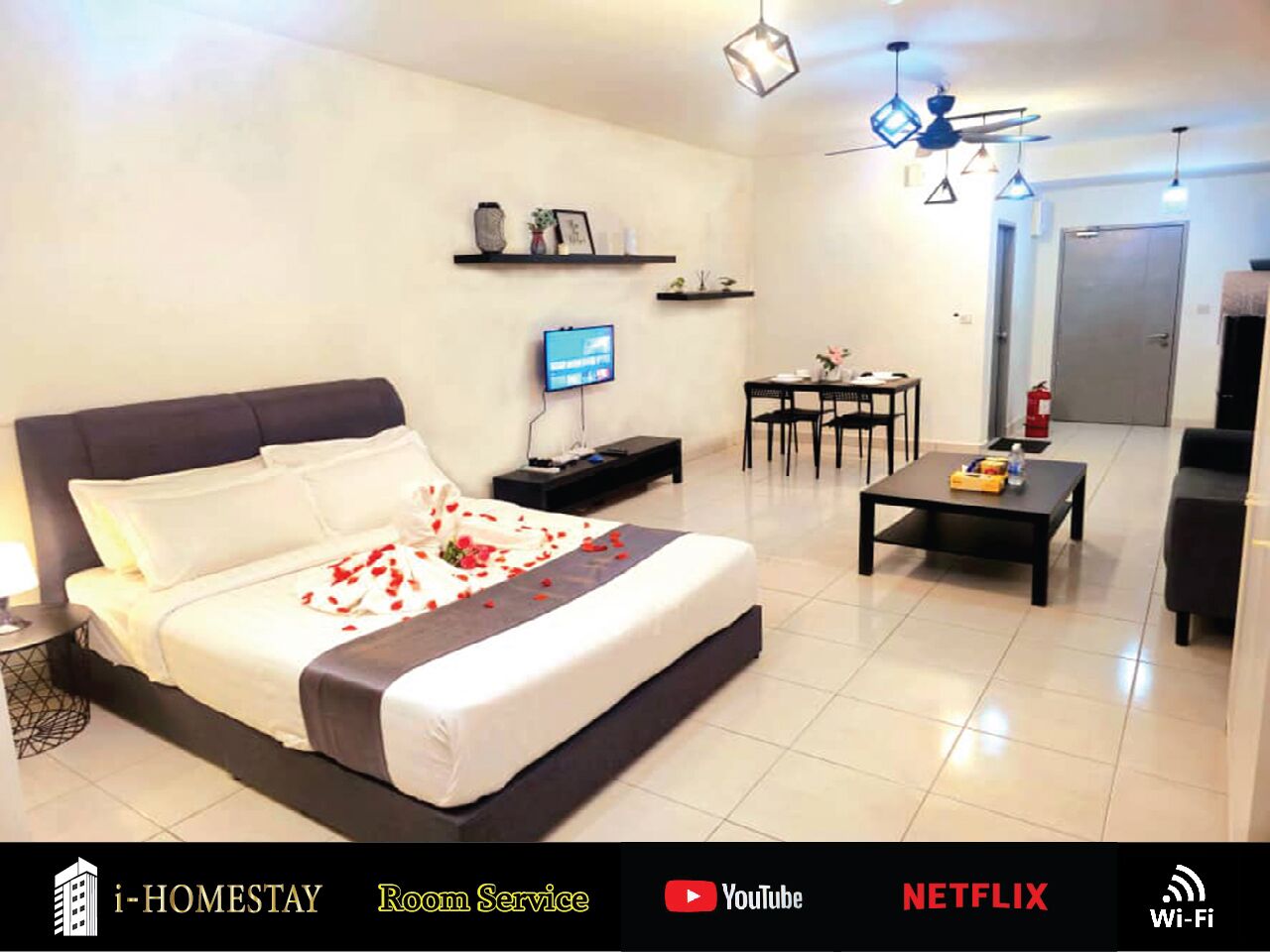 Apartamento estándar, 1 cama de matrimonio, no fumadores | Tabla de planchar con plancha, wifi gratis, ropa de cama
