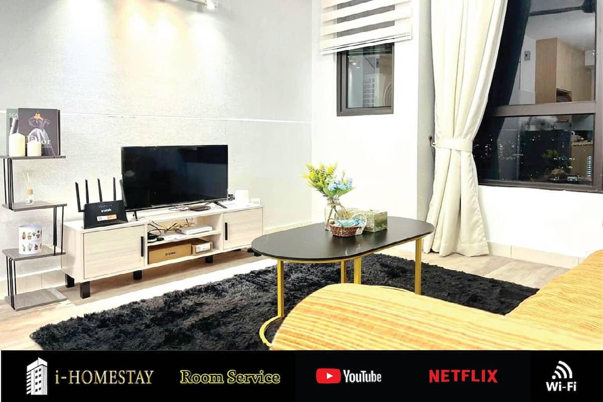Departamento familiar, 2 habitaciones, para no fumadores | Tabla de planchar con plancha, wifi gratis y ropa de cama