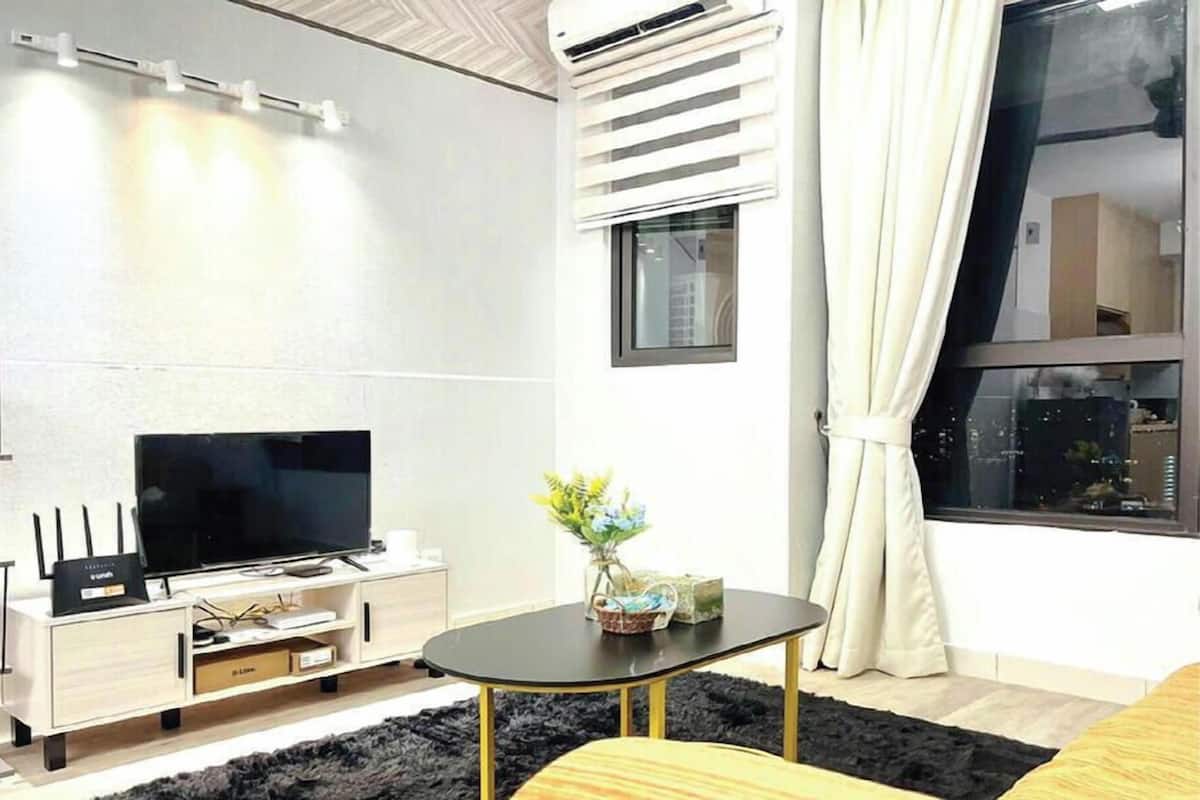 Departamento familiar, 2 habitaciones, para no fumadores | Tabla de planchar con plancha, wifi gratis y ropa de cama 