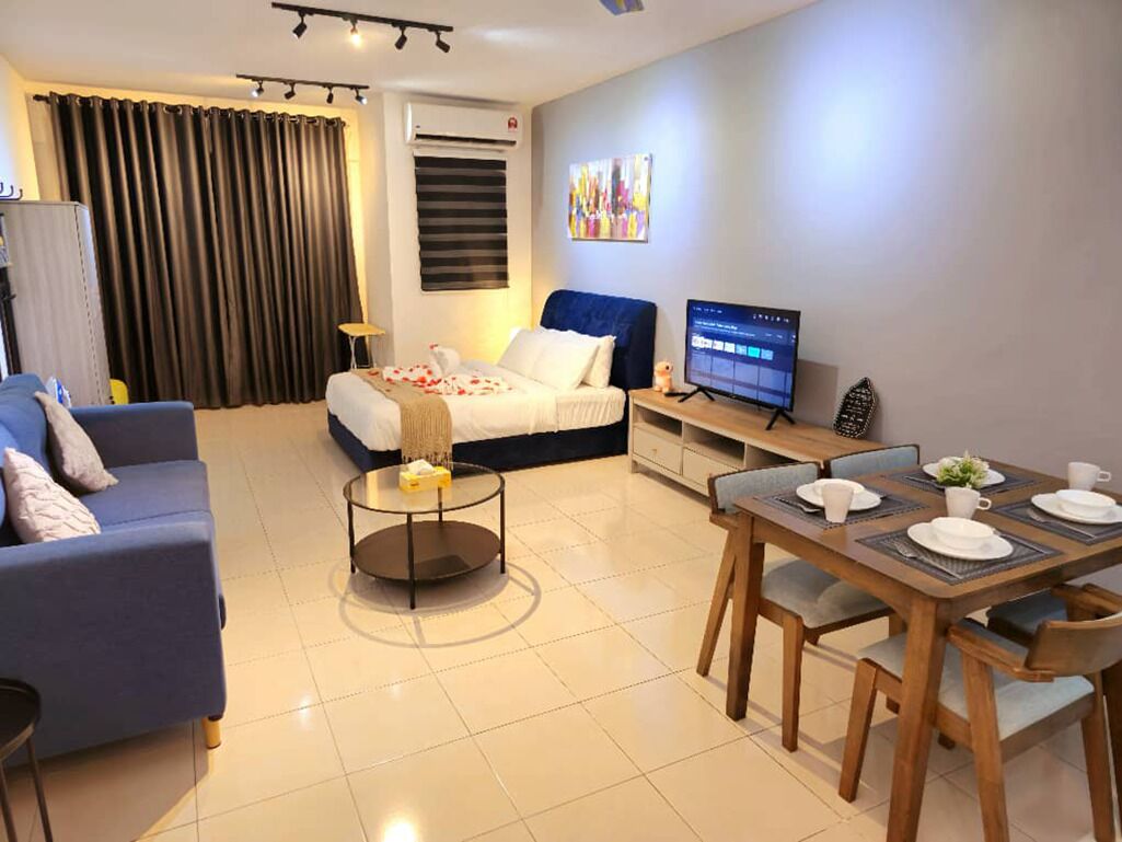 Standard Apartment, 1 Katil Ratu (Queen), Non Smoking | Seterika/papan seterika, Wi-fi percuma, cadar katil 