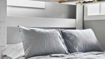 Iron/ironing board, travel crib, WiFi, bed sheets