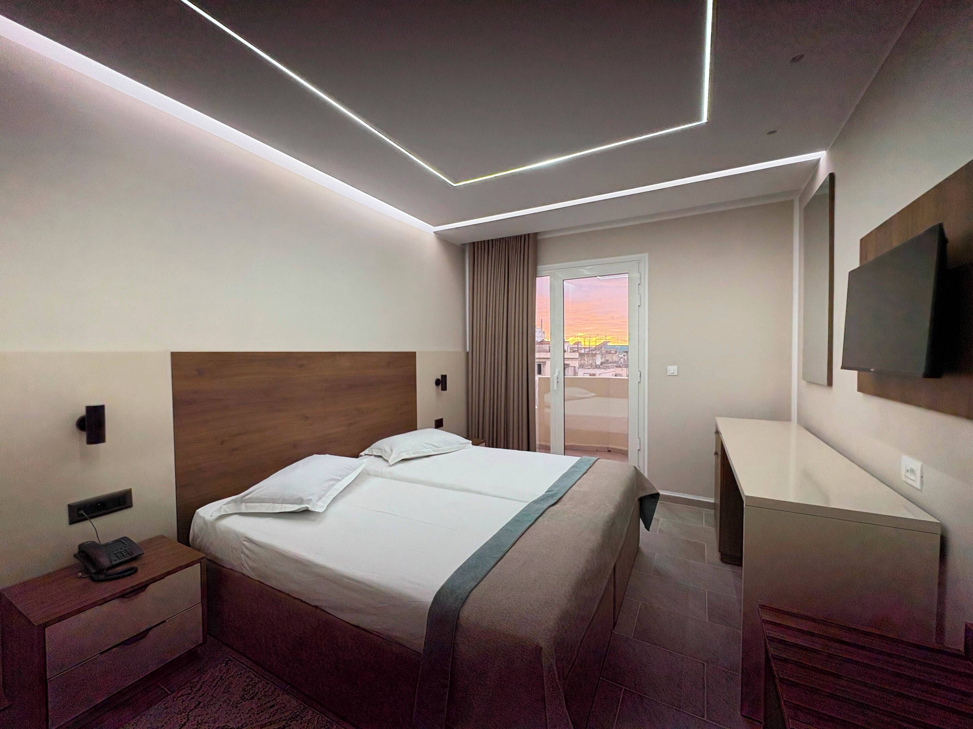 Deluxe Double Room, City View | Desk, laptop workspace, free WiFi