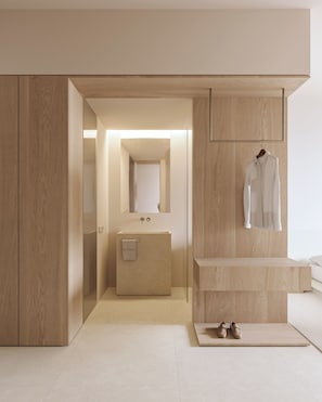 Shower, hair dryer, towels, soap - Hostal Serea (Dénia)