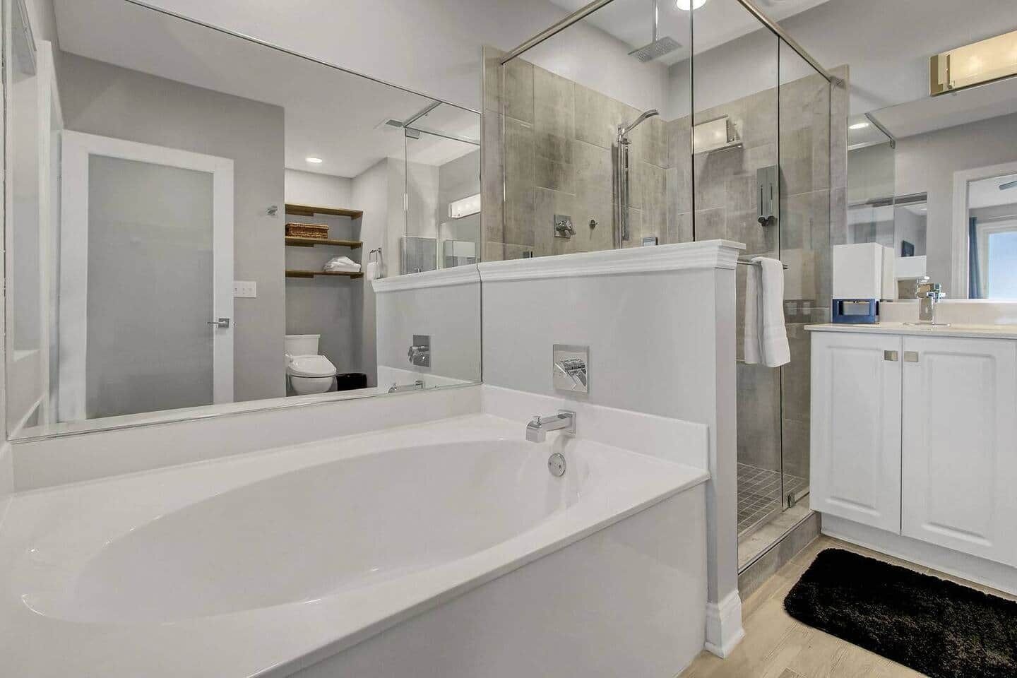 Hair dryer, towels