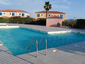 Pool - Family cottage with AC - 5 guests (Le Barcarès)